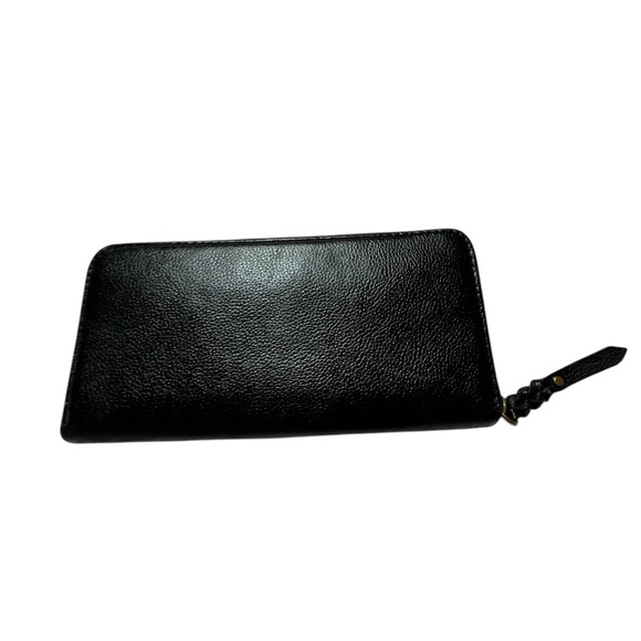 Fossil Black Pebbled Leather Wristlet - Picture 3 of 5